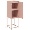 vidaXL Ντουλάπι Ροζ 36x39x107 εκ. από Ατσάλι