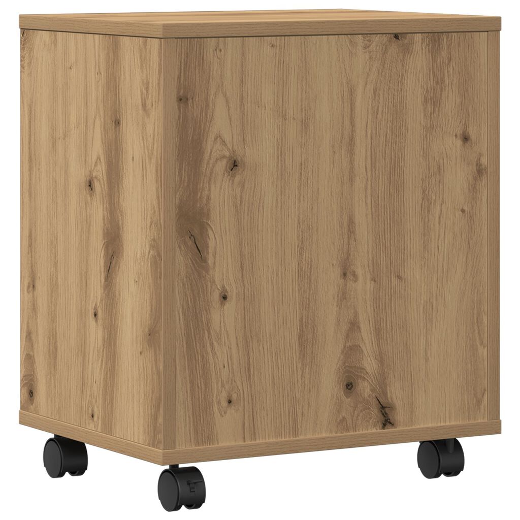 vidaXL Βάση Εκτυπωτή με Ρόδες Artisan Oak 41x32x48 εκ