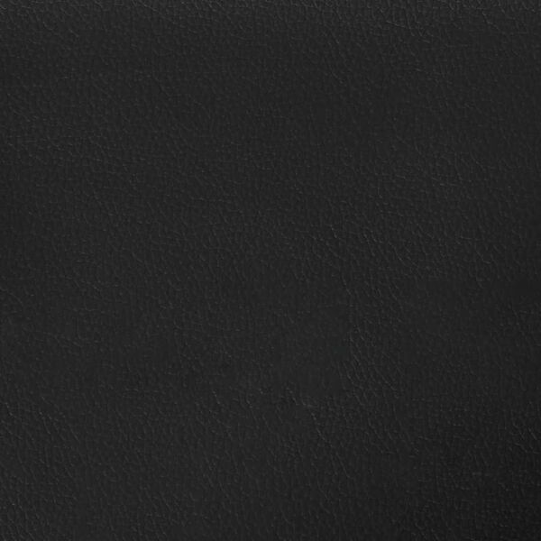 vidaXL Πλαίσιο Κρεβατιού με LED Μαύρο/Λευκό 160x200εκ. Συνθετικό Δέρμα