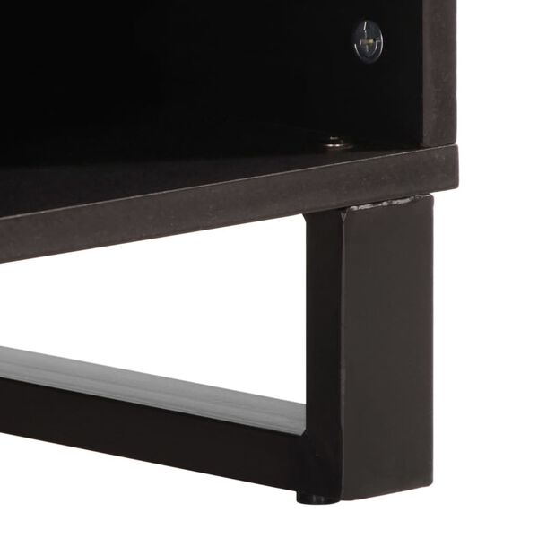 vidaXL Έπιπλο Τηλεόρασης 100 x 34 x 46 εκ. Μασίφ Ακατέργ. Ξύλο Μάνγκο