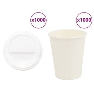 vidaXL &Chi;ά&rho;&tau;&iota;&nu;&alpha; &pi;&omicron;&tau;ή&rho;&iota;&alpha; &kappa;&alpha;&phi;έ &mu;&epsilon; &kappa;&alpha;&pi;ά&kappa;&iota;&alpha; 1000 &tau;&epsilon;&mu;ά&chi;&iota;&alpha; 8oz 200ml