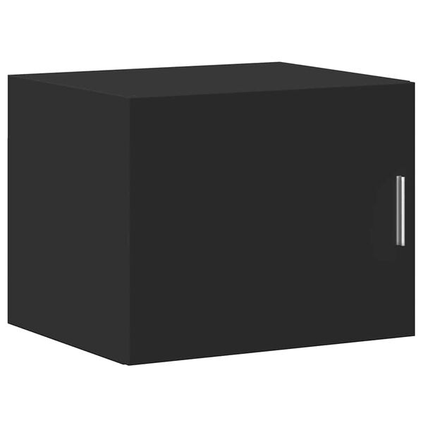 vidaXL Ντουλάπι Αποθήκευσης Στενό Μαύρο 50x42,5x225 εκ. Επεξεργ. Ξύλο