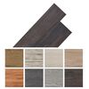 vidaXL Δάπεδο Αυτοκόλλητο Σκούρο Καφέ 5,21 μ² / 2 χιλ. από PVC