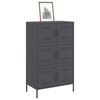 vidaXL Ντουλάπι Ανθρακί 68x39x113 εκ. από Ατσάλι