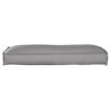 vidaXL Μαξιλάρι παλέτας για πλάτη Γκρι 120 x 40 x 12 cm Ύφασμα Oxford