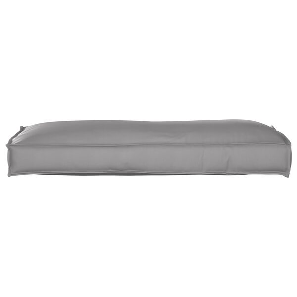 vidaXL Μαξιλάρι παλέτας για πλάτη Γκρι 120 x 40 x 12 cm Ύφασμα Oxford