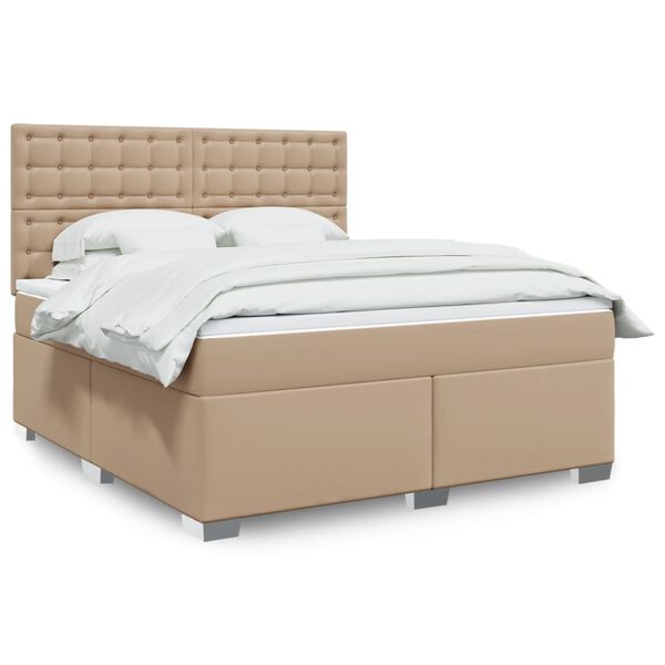 vidaXL &Kappa;&rho;&epsilon;&beta;ά&tau;&iota; Boxspring &mu;&epsilon; &Sigma;&tau;&rho;ώ&mu;&alpha; &Kappa;&alpha;&pi;&omicron;&upsilon;&tau;&sigma;ί&nu;&omicron; 180x200 &epsilon;&kappa;. &Sigma;&upsilon;&nu;&theta;. &Delta;έ&rho;&mu;&alpha;