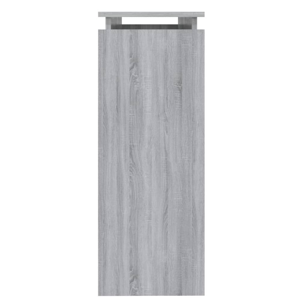 vidaXL Τραπέζι Κονσόλα Γκρι Sonoma 102x30x80 εκ. Επεξεργασμένο Ξύλο
