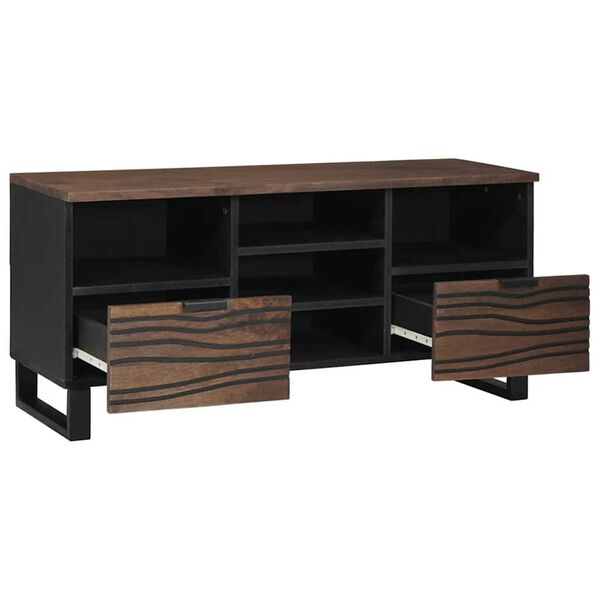 vidaXL Κάβα Τηλεόρασης Καφέ 100 x 33 x 46 εκ Μασίφ ξύλο μάνγκο