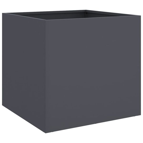 vidaXL Ζαρντινιέρα Ανθρακί 49x47x46 εκ. από Χάλυβα