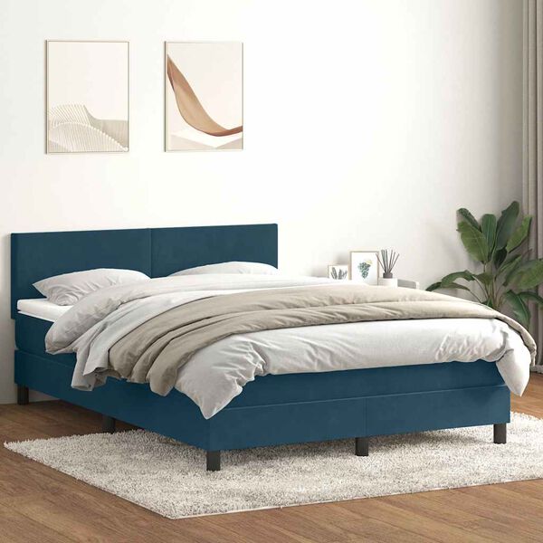 vidaXL &Kappa;&rho;&epsilon;&beta;ά&tau;&iota; Boxspring &mu;&epsilon; &Sigma;&tau;&rho;ώ&mu;&alpha; &Sigma;&kappa;&omicron;ύ&rho;&omicron; &Mu;&pi;&lambda;&epsilon; 140x210 &epsilon;&kappa;. &Beta;&epsilon;&lambda;&omicron;ύ&delta;&iota;&nu;&omicron;