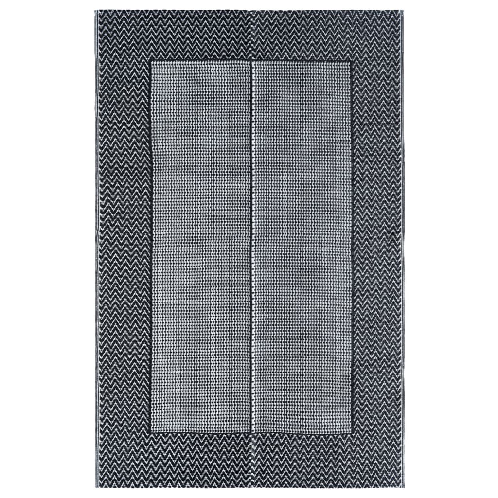vidaXL Χαλί εξωτερικού χώρου ARAKIL Γκρι 160x230 cm PP