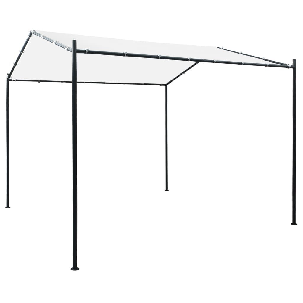 vidaXL Κιόσκι Λευκό 3 x 3 x 2,6 μ. 180 γρ./μ²