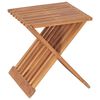 vidaXL Σκαμπό Πτυσσόμενο 40 x 32 x 45 εκ. από Μασίφ Ξύλο Teak