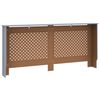 vidaXL Κάλυμμα Καλοριφέρ Ανθρακί 172 x 19 x 81,5 εκ. από MDF