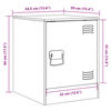 vidaXL Κομοδίνο Ροζ 34,5 x 39 x 44 εκ. από Χάλυβα