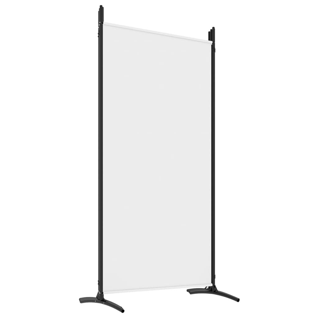 vidaXL Διαχωριστικό Δωματίου με 6 Πάνελ Λευκό 520 x 180 εκ. από Ύφασμα