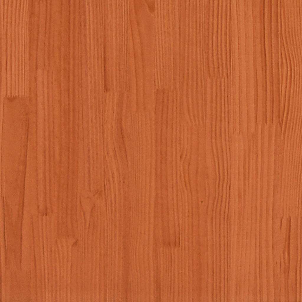 vidaXL Κρεβάτι Βιβλιοθήκη Χωρίς Στρώμα 160x200 εκ Μασίφ Ξύλο Πεύκου