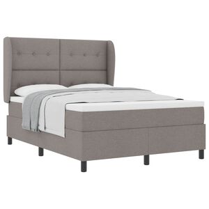 vidaXL &Kappa;&rho;&epsilon;&beta;ά&tau;&iota; &mu;&epsilon; &epsilon;&lambda;&alpha;&tau;ή&rho;&iota;&alpha; &mu;&epsilon; &sigma;&tau;&rho;ώ&mu;&alpha; Taupe 160 x 200 cm ύ&phi;&alpha;&sigma;&mu;&alpha;