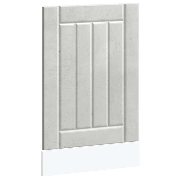 vidaXL Πλυντήριο πιάτων Πίνακας "Lucca" Σκυρόδεμα Γκρι