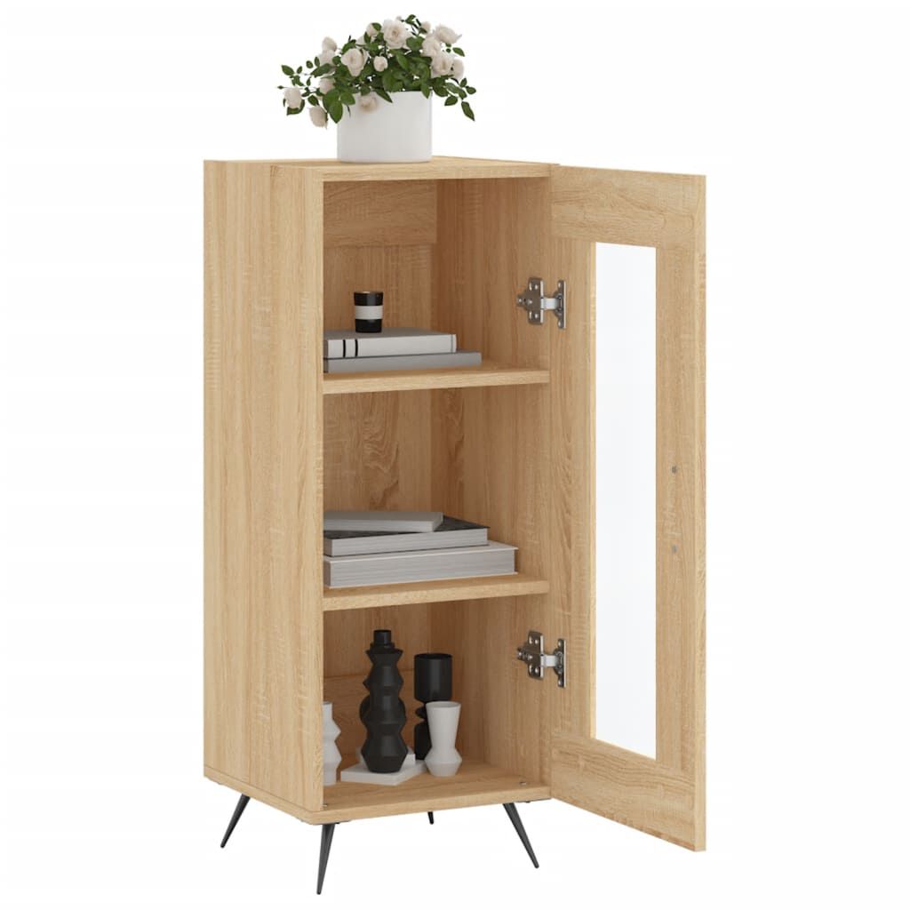 vidaXL Ντουλάπι Sonoma Δρυς 34,5x34x90 εκ. από Επεξεργασμένο Ξύλο