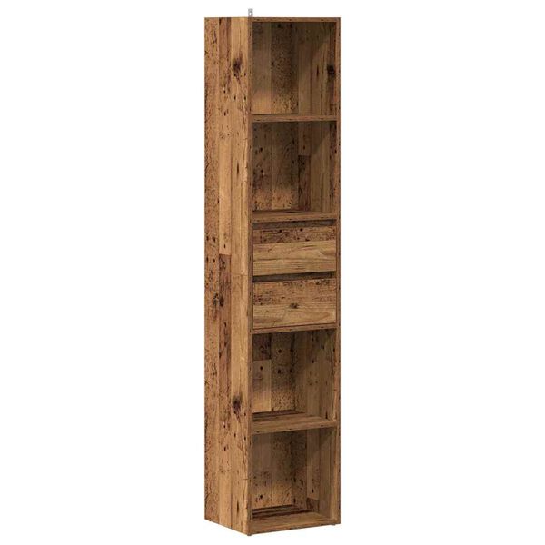 ντουλάπι βιβλίων vidaXL Παλιό ξύλο 36x30x171 cm Κατασκευασμένο ξύλο