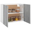 vidaXL Κρεμαστό Ντουλάπι "Lyon" Γκρι Sonoma 80x31x60 εκ. από Τεχνητό Ξύλο