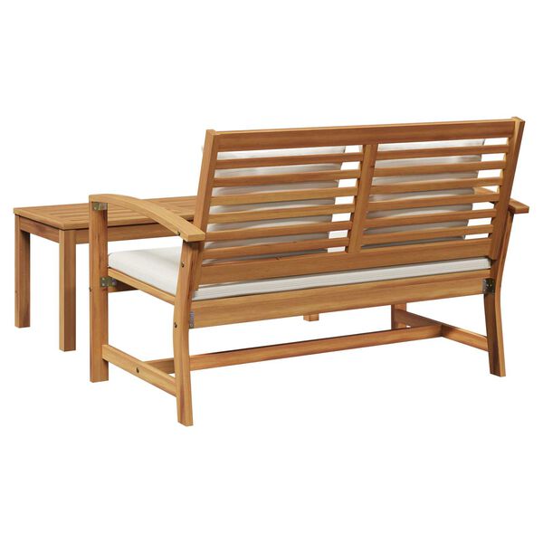 vidaXL Σετ Καναπέ Κήπου 2 pcs Καστανό Μασίφ ξύλο teak