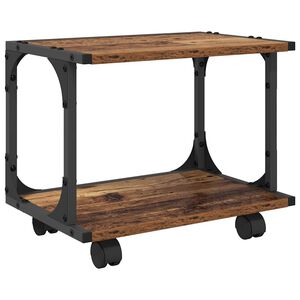 vidaXL Σταντ Εκτυπωτή Παλιό Ξύλο 41 x 28 x 33.5 εκ. Επεξεργασμένο ξύλο