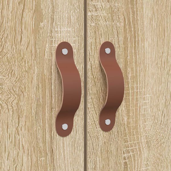 Κρεβάτι αποθήκευσης vidaXL Sonoma Oak 135x190 εκ