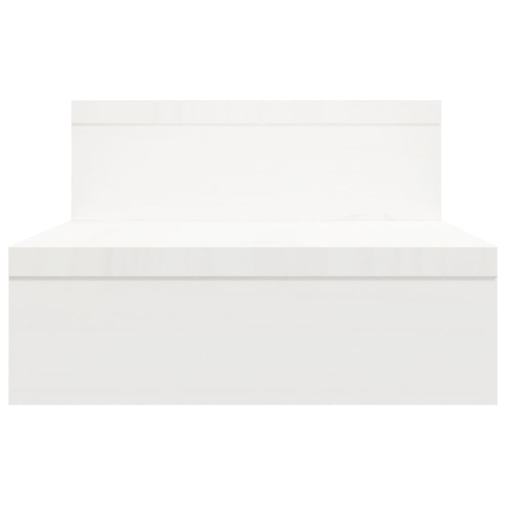 vidaXL Βάση Οθόνης Λευκή (52-101)x22x14 εκ. από Μασίφ Ξύλο Πεύκου