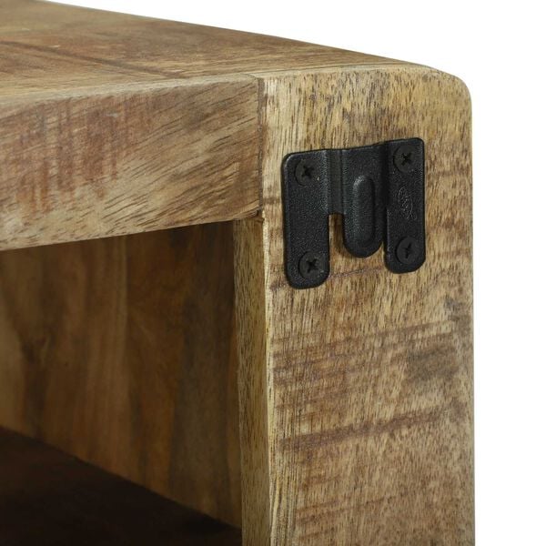 vidaXL Έπιπλο Τηλεόρασης Καφέ 60 x 32 x 36 εκ. Μασίφ ξύλο μάνγκο