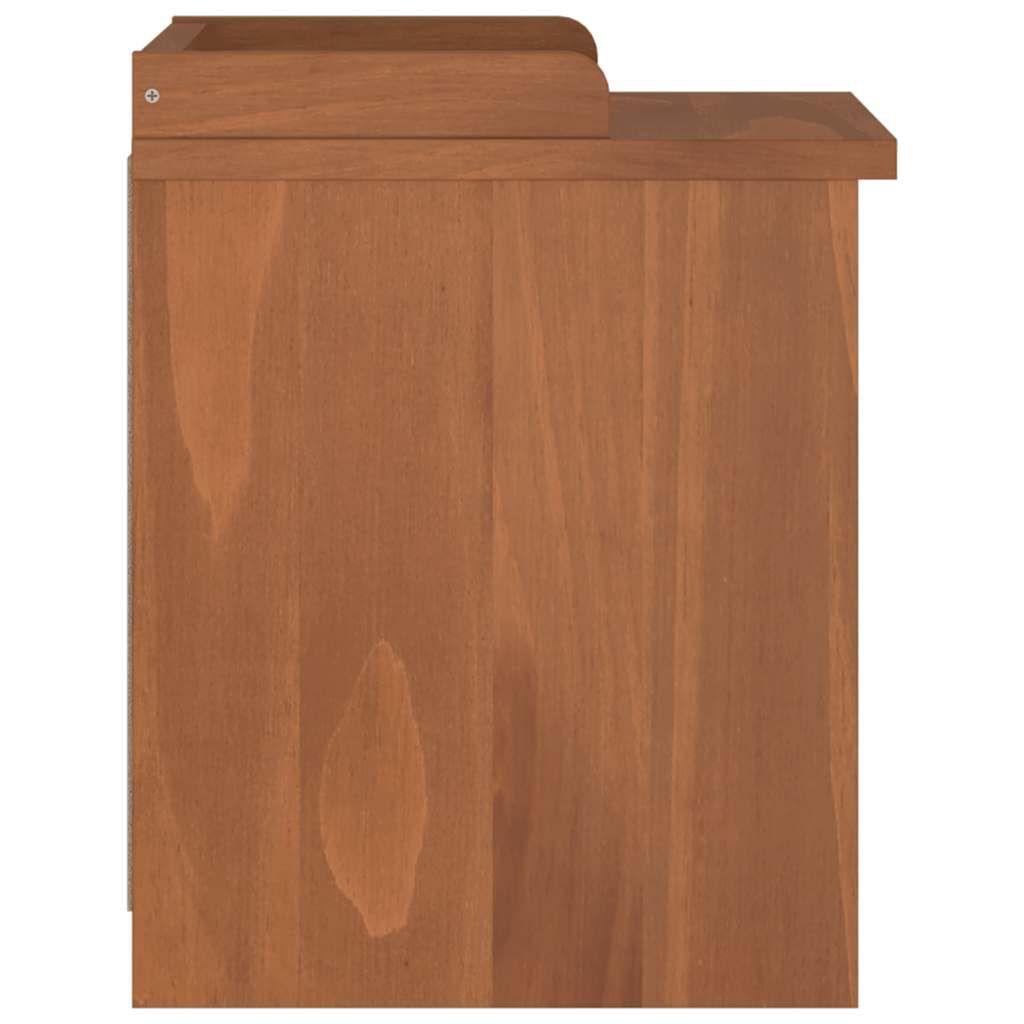 vidaXL Πάγκος διαδρόμου "SANDNES" 45x40x50 εκ.Πεύκο μασίφ ξύλο