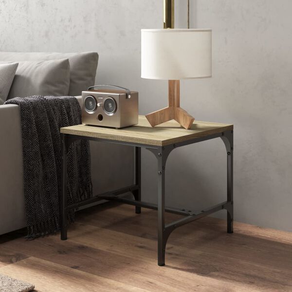 vidaXL Βοηθητικό Τραπέζι Sonoma Δρυς 40x40x35 εκ. Επεξεργασμένο Ξύλο
