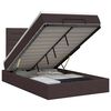 vidaXL &Kappa;&rho;&epsilon;&beta;ά&tau;&iota; Ottoman &mu;&epsilon; &sigma;&tau;&rho;ώ&mu;&alpha; &Sigma;&kappa;&omicron;ύ&rho;&omicron; &Kappa;&alpha;&phi;έ 120 x 190 cm Ύ&phi;&alpha;&sigma;&mu;&alpha;