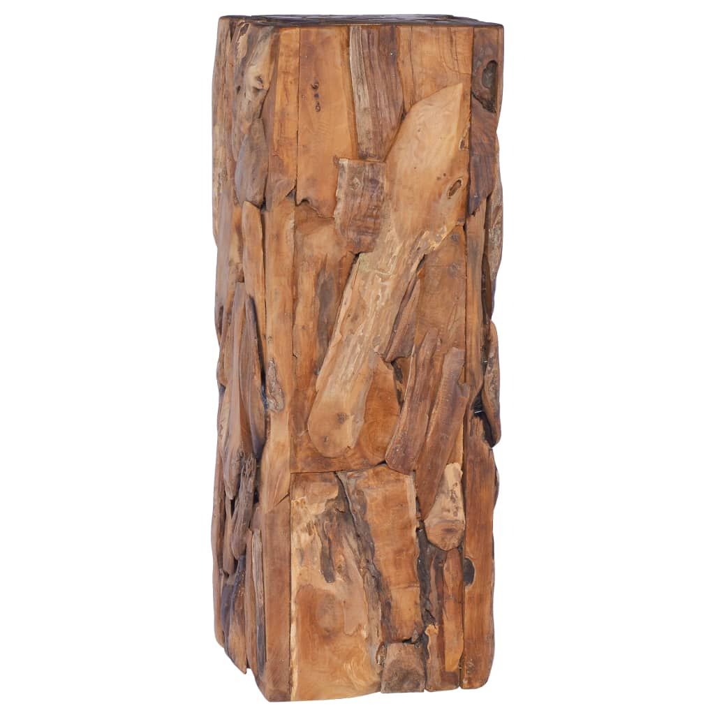 vidaXL Τραπέζι Βοηθητικό 30 x 30 x 80 εκ. από Μασίφ Ξύλο Teak