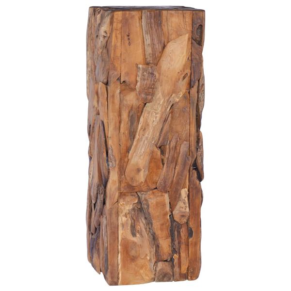 vidaXL Τραπέζι Βοηθητικό 30 x 30 x 80 εκ. από Μασίφ Ξύλο Teak