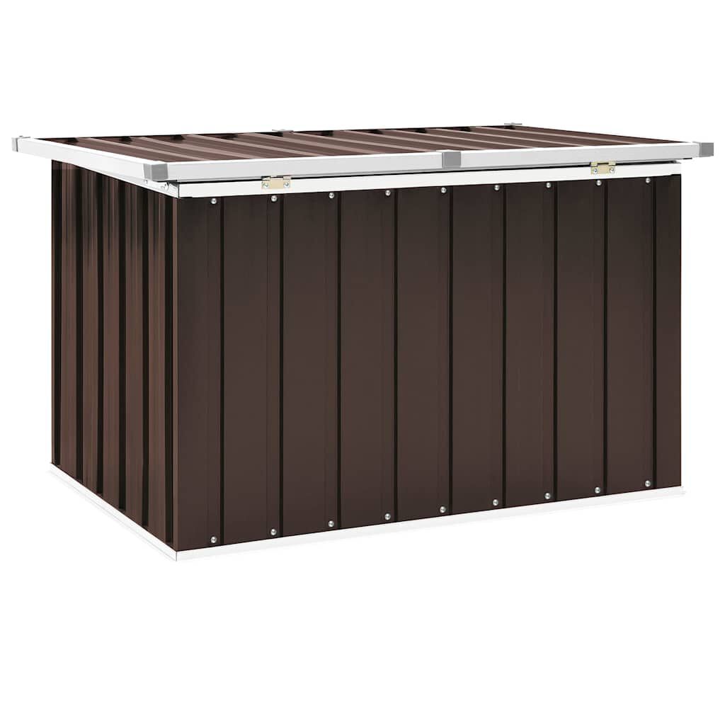 vidaXL Μπαούλο Αποθήκευσης Κήπου Καφέ 109 x 67 x 65 εκ.