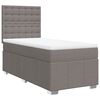 vidaXL &Kappa;&rho;&epsilon;&beta;ά&tau;&iota; Boxspring &mu;&epsilon; &Sigma;&tau;&rho;ώ&mu;&alpha; Taupe 90x200 &epsilon;&kappa;. &Upsilon;&phi;&alpha;&sigma;&mu;ά&tau;&iota;&nu;&omicron;