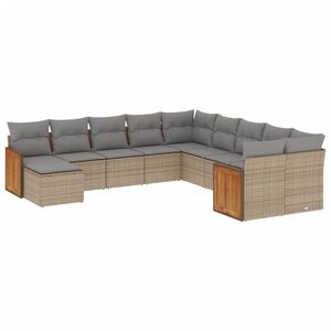 vidaXL &Sigma;&alpha;&lambda;ό&nu;&iota; &Kappa;ή&pi;&omicron;&upsilon; &Sigma;&epsilon;&tau; 11 &tau;&epsilon;&mu;. &Mu;&pi;&epsilon;&zeta; &Sigma;&upsilon;&nu;&theta;&epsilon;&tau;&iota;&kappa;ό &Rho;&alpha;&tau;ά&nu; &mu;&epsilon; &Mu;&alpha;&xi;&iota;&lambda;ά&rho;&iota;&alpha;