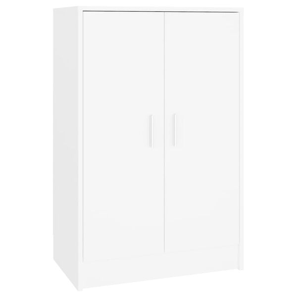 vidaXL Παπουτσοθήκη Λευκή 60 x 35 x 92 εκ. από Επεξ. Ξύλο