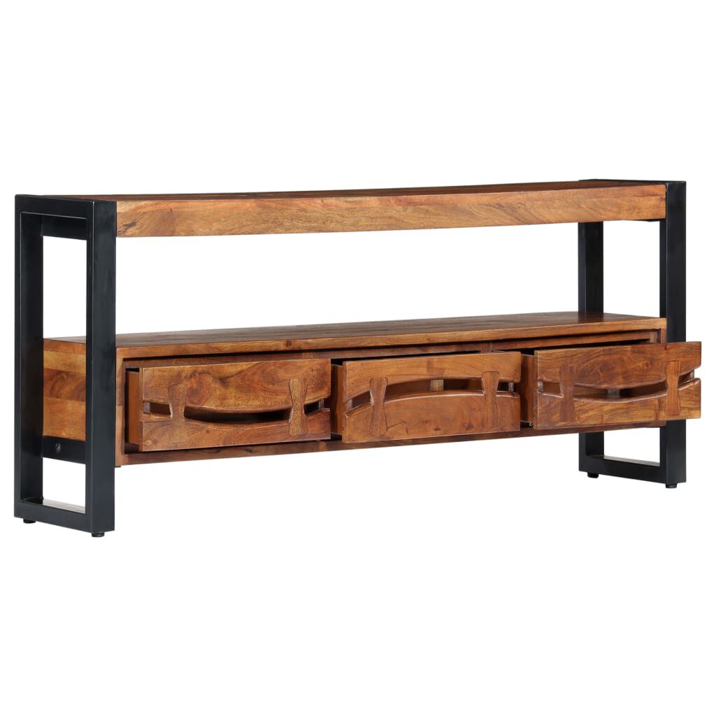 vidaXL Έπιπλο Τηλεόρασης 140 x 30 x 45 εκ. από Μασίφ Ξύλο Ακακίας
