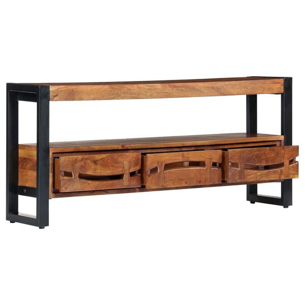 vidaXL Έπιπλο Τηλεόρασης 140 x 30 x 45 εκ. από Μασίφ Ξύλο Ακακίας