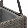 vidaXL Γλάστρα Γκρι 105 x 30 x 170 εκ Μέταλλο
