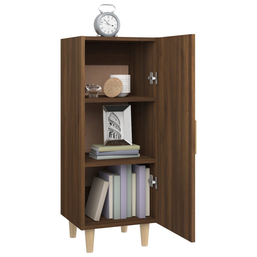vidaXL Ντουλάπι Καφέ Δρυς 34,5 x 34 x 90 εκ. Επεξεργασμένο Ξύλο