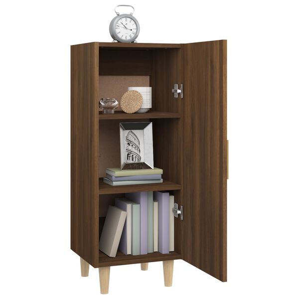 vidaXL Ντουλάπι Καφέ Δρυς 34,5 x 34 x 90 εκ. Επεξεργασμένο Ξύλο