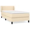 vidaXL &Kappa;&rho;&epsilon;&beta;ά&tau;&iota; Boxspring &mu;&epsilon; &Sigma;&tau;&rho;ώ&mu;&alpha; &Kappa;&rho;&epsilon;&mu; 80 x 200 &epsilon;&kappa;. &Upsilon;&phi;&alpha;&sigma;&mu;ά&tau;&iota;&nu;&omicron;