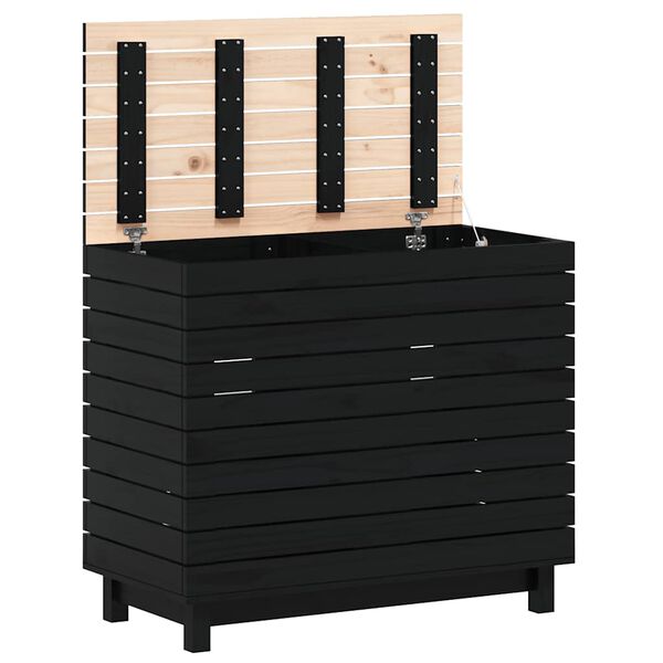vidaXL Καλάθι Ρούχων 88,5 x 44 x 76 εκ. από Μασίφ Ξύλο Πεύκου
