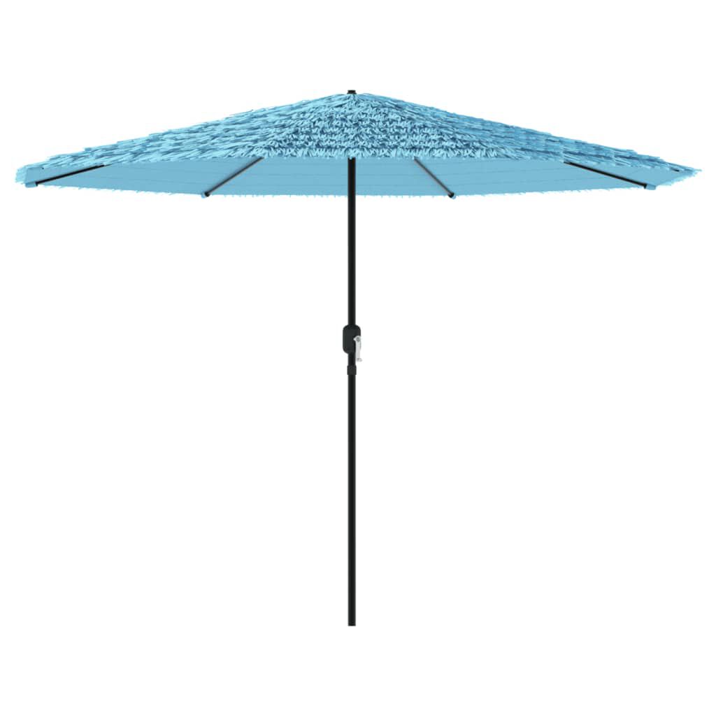 vidaXL Ομπρέλα Κήπου με Ατσάλινο Ιστό Μπλε 324x324x247 εκ.