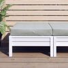 vidaXL Μαξιλάρι Παλέτας Ανοιχτό Γκρι 60x60x9,5 εκ. Ύφασμα